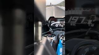 YAMAHA R7 Gp Top speed hız videosu [upl. by Felske619]