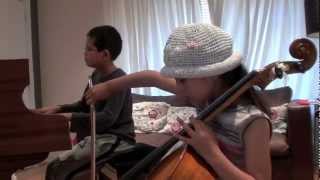 Sisi age 7 ABRSM Grade 5 cello Standchen Franz Schubert [upl. by Ashlin79]