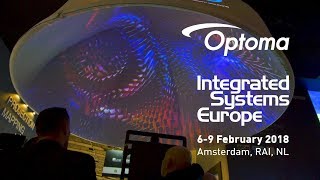 Optoma ISE 2018  Single projector dome solution [upl. by Artapoelc]