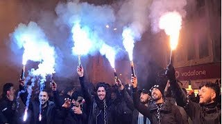 Besiktas Fans After Match  Besiktas vs Galatasaray  Ultras Way✔ [upl. by Dulce979]