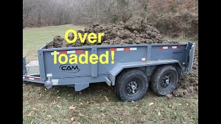 Over loaded my CAM dump trailer and first impressions [upl. by Timmie978]