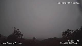 Céu de São José dos Campos Carvalho Pinto Airton Sennasempre com chuvas ao vivo e meteoros [upl. by Petulia557]