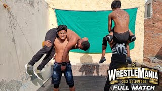 WWE  Roman Reigns vs Brock Lesnar vs John Cena vs The Rock  WrestleMania 40 Full Match [upl. by Lamont186]