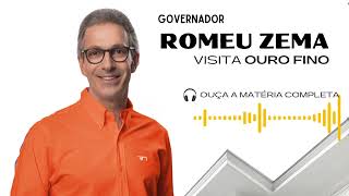 Visita de Romeu Zema a Ouro Fino [upl. by Nonnarb]