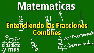 Entendiendo las Fracciones Comunes  Matemáticas [upl. by Service]