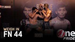 Bantamweight Brian Lawitan vs Alfiandi Simak Persiapan Kedua Fighter di Wawancara  Weigh In FN 44 [upl. by Erastus]