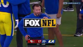 49ers vs Rams full FINAL 2 MIN of INSANE NFC Championship game  🔥🔥 [upl. by Nylyoj41]