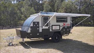 4x4 CARAVANS XTREME HYBRID DOUBLE BUNK [upl. by Ainorev]