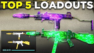 TOP 5 META SMG LOADOUTS in WARZONE 👑 Warzone 3 Best Class Setups  MW3 [upl. by Whitebook793]