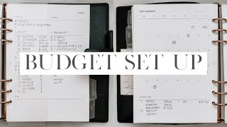 September Budget Set Up  8LOTUS Inserts [upl. by Heinrik830]