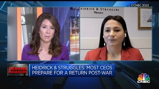 Heidrick amp Struggles Tatiana Furtseva on Ukraines Wartime CEOs  CNBC Interview [upl. by Aehsel472]