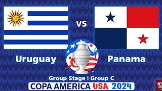 Uruguay vs Panama LIVE 🔴 Group C  Copa America 2024 [upl. by Ahseyt]