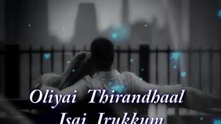 En Mel vizhuntha mazhai thuliye song WhatsApp statusTamil status corner [upl. by Enitsed]