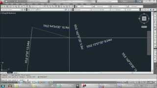 AutoCAD Tutorial  How to draw Site Title Boundary [upl. by Chanda]