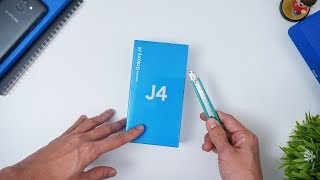 Rp2299 Juta Unboxing Samsung Galaxy J4 Indonesia [upl. by Sulohcin]