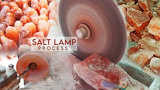 Salt Lamp Making Process II Salt Lamp II Himalayan [upl. by Adnik385]