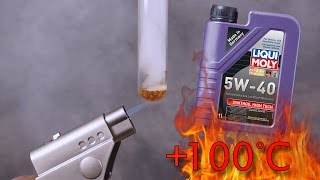 Liqui Moly Synthoil High Tech 5W40 Jak czysty jest olej silnikowy Test powyżej 100°C [upl. by Nnaeiram]