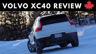 The Volvo XC40 RDesign is a Blast in the Snow Review [upl. by Nilrac60]