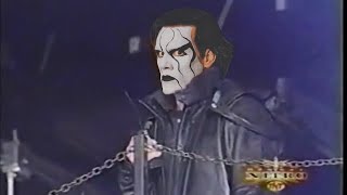 Tony Schiavone spots Sting in the rafters  WCW Monday Nitro April 5 1999 [upl. by Euqinomahs]