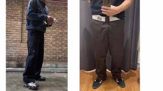 Dickies 874 VS 85283 Double knee  디키즈 874  더블니 비교 [upl. by Enicar]