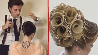 Georgiy Kot 7 Beautiful Hairstyles Design ● Hairstyles Transformations [upl. by Aurore]