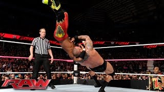 Randy Orton amp Dean Ambrose vs The New Day Raw October 12 2015 [upl. by Atin]