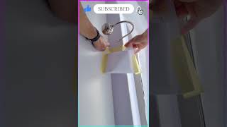 Simply Install Curtain Hold Backs 💥shorts diy viral home tools homedecor curtains [upl. by Lovering]