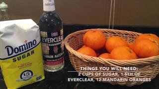 How to Make Mandarin Orangecello [upl. by Ethbinium]