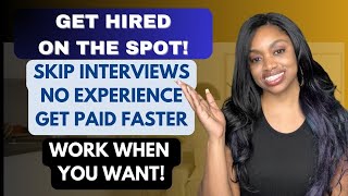 💃🏽1300 Weekly Pay No Interviewing 4 Work From Home Jobs HIRING ON THE SPOT [upl. by Eyahs]