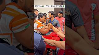 India 🇮🇳 vsPakistan 🇵🇰 india armwrestling viralshort shortfeed motivation [upl. by Arahset]