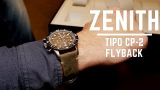 Zenith Pilot Cronometro Tipo CP2 Flyback Review [upl. by Jasun]