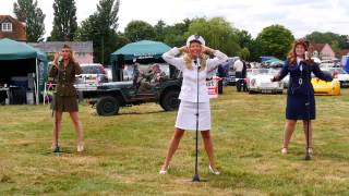 GI Janes The Andrews Sisters tribute act performance show 1940s swing [upl. by Nnaihs]