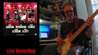 quotTargetquot Tom Scott Tk 7 of GRP Super Live in Concert Disk 1 bass cover [upl. by Lubbock58]