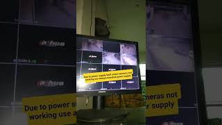 Cctv camera not working power supply fault cctvcamera camera viralvideo [upl. by Towland]