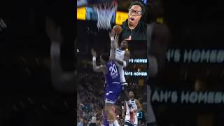 Anthony Edwards Posterizes John Collins shorts [upl. by Anait511]