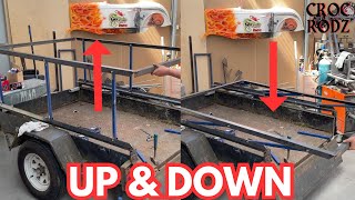 Super Easy diy gas lift platform for a trailer [upl. by Calan73]