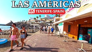 TENERIFE  PLAYA DE LAS AMÉRICAS  The Radiant Sun is Back ☀️ 4K Walk ● August 2024 [upl. by Isaacs]