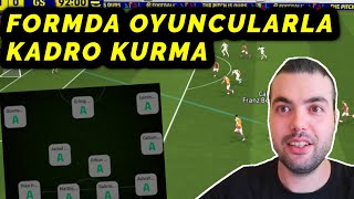 FORMDA OYUNCULARLA KADRO KURMA 🔥 HAFTANIN OYUNCULARI eFootball Pes Mobile 2025 [upl. by Odom690]