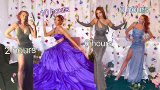 Prom dresses you can make QUICK or u can wear them on a red carpet if ur 2 old 4 prom [upl. by Aikahs151]