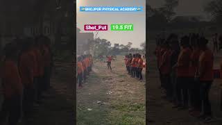 shotput 195Fit viralvideo motivational biharpolice bestphysical academy 689 trending viral [upl. by Abernon]