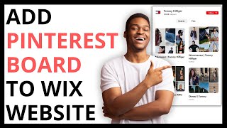 How to Add Pinterest Board to Wix Website QUICK GUIDE [upl. by Anitsirt]