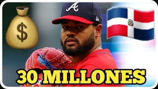 BRAVOS DE ATLANTA LE DAN 30 MILLONES AL DOMINCANO REYNALDO LOPEZ [upl. by Trilby749]