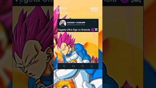 Vegeta Ultra Ego vs Granola 👿 shorts [upl. by Baillieu449]