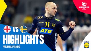 Sweden keeps on winning  Georgia vs Sweden  Highlights  Mens EHF EURO 2024 [upl. by Saville]