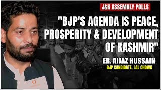 JampK Assembly Polls  Er Aijaz Hussain On BJPs Vision For Kashmir Politics In Valley amp Article 370 [upl. by Yhtnomit65]