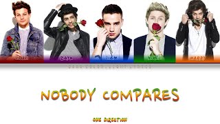 One Direction Nobody Compares Lyrics Color Coded ENGESP [upl. by Deeyn]