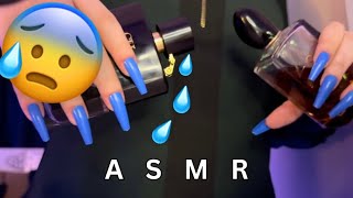 You will fall asleep in 5 mins 😴 asmr with long nails tapping on perfumes  no talking [upl. by Nylitak]