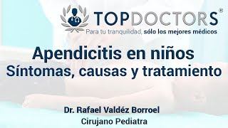 Apendicitis en niños  sintomas causas y tratamiento [upl. by Nilesoy935]