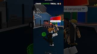 FAKE CAMPER TROLLING IN MM2 😂 roblox mm2 [upl. by Ivgnout]