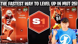 THE FASTEST WAY TO LEVEL UP THE FIELD PASS IN MADDEN 25 ULTIMATE TEAM [upl. by Hadnama]